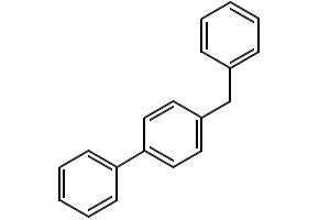 4-Benzylbiphenyl structure, CAS 613-42-3