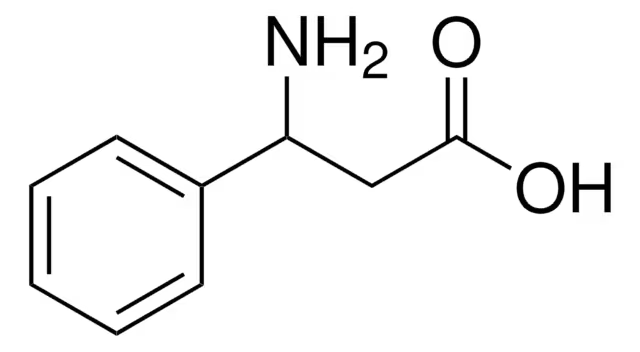 3-Amino-3-phenylpropionic acid structure, CAS 614-19-7