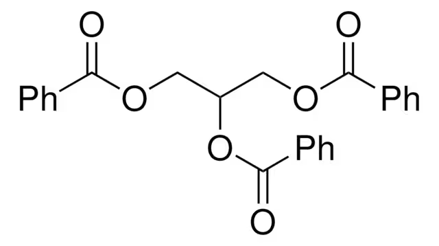 Glyceryl tribenzoate structure, CAS 614-33-5
