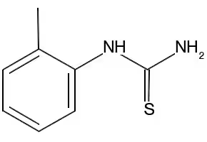 N-(2-Methylphenyl)thiourea structure, CAS 614-78-8