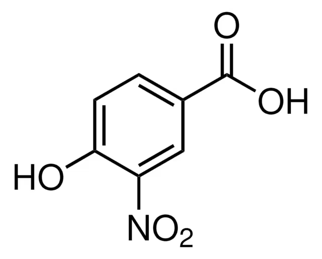 4-Hydroxy-3-nitrobenzoic acid structure, CAS 616-82-0