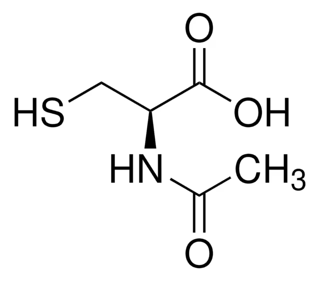 N-Acetyl-cysteine structure, CAS 616-91-1