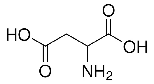 DL-Aspartic acid structure, CAS 617-45-8