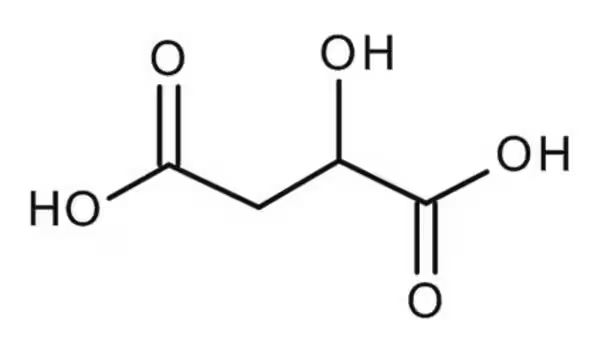 DL-Malic acid structure, CAS 617-48-1