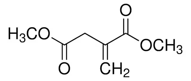 Dimethyl itaconate structure, CAS 617-52-7