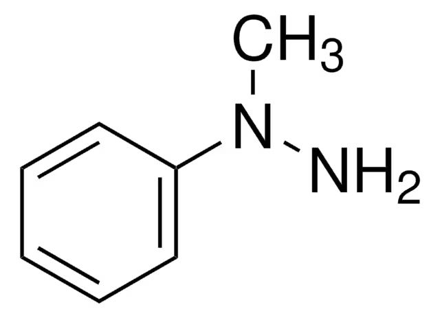 1-Methyl-1-phenylhydrazine structure, CAS 618-40-6