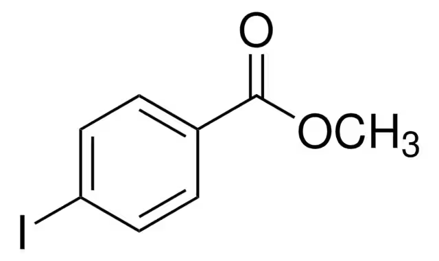Methyl 4-iodobenzoate structure, CAS 619-44-3