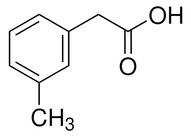 3-Methylphenylacetic acid structure, CAS 621-36-3