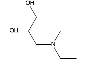 3-(Diethylamino)-1,2-propanediol structure, CAS 621-56-7