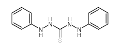 Diphenylthiocarbazide structure, CAS 622-03-7