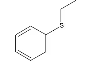 (Ethylthio)benzene structure, CAS 622-38-8