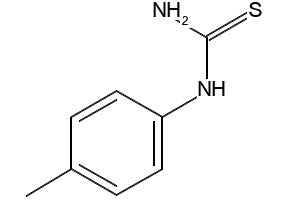 1-(4-Methylphenyl)thiourea structure, CAS 622-52-6