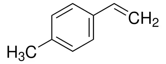4-Methylstyrene structure, CAS 622-97-9