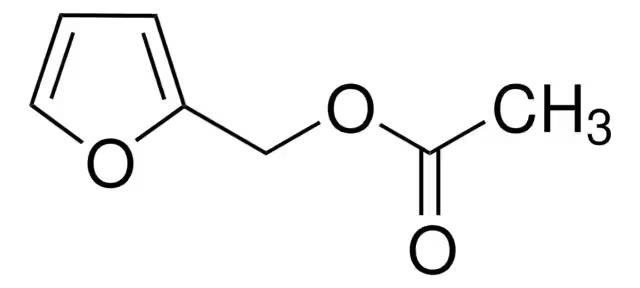 Furfuryl acetate structure, CAS 623-17-6