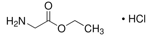 Glycine ethyl ester hydrochloride structure, CAS 623-33-6