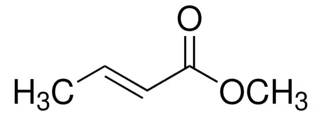 trans-Methyl crotonate structure, CAS 623-43-8