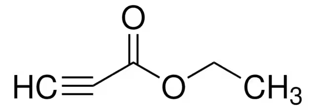 Ethyl propiolate structure, CAS 623-47-2