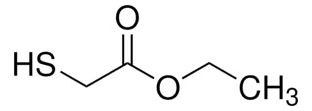Ethyl mercaptoacetate structure, CAS 623-51-8