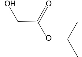 Isopropyl glycolate structure, CAS 623-61-0