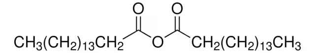 Palmitic anhydride structure, CAS 623-65-4