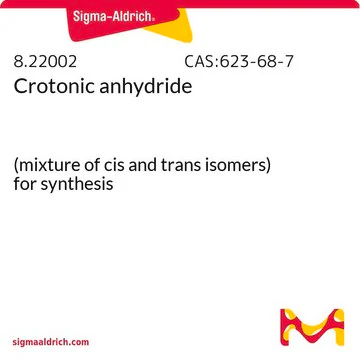 Crotonic anhydride structure, CAS 623-68-7