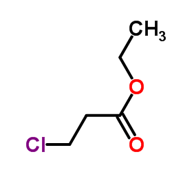 Ethyl 3-chloropropionate structure, CAS 623-71-2