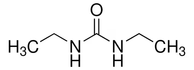 1,3-Diethylurea structure, CAS 623-76-7
