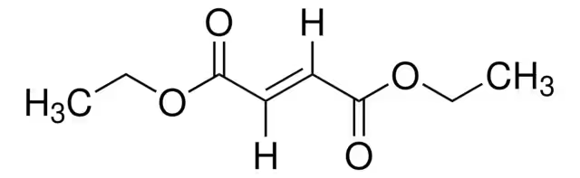 Diethyl fumarate structure, CAS 623-91-6
