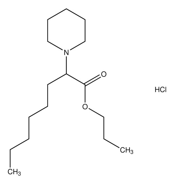 Propyl octanoate structure, CAS 624-13-5