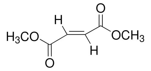 Dimethyl fumarate structure, CAS 624-49-7