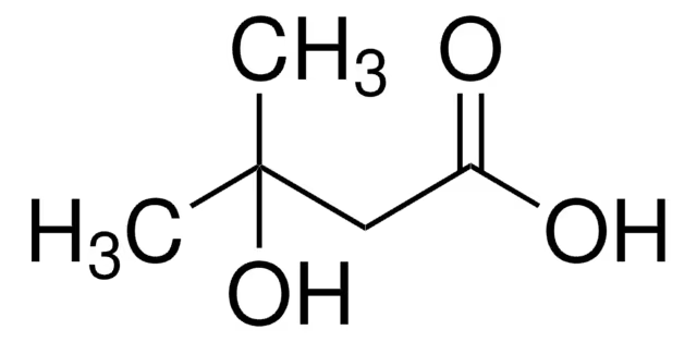 beta-Hydroxyisovaleric acid structure, CAS 625-08-1