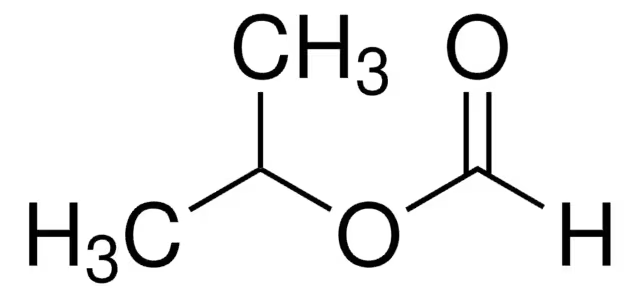Isopropyl formate structure, CAS 625-55-8