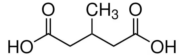 3-Methylglutaric acid structure, CAS 626-51-7