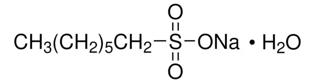 1-HEPTANESULFONIC ACID SODIUM SALT MONOHYDRATE structure, CAS 207300-90-1