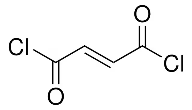 Fumaryl chloride structure, CAS 627-63-4