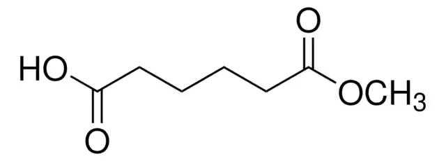 Monomethyl adipate structure, CAS 627-91-8