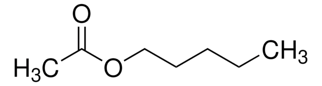Amyl acetate structure, CAS 628-63-7