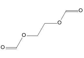 1,2-Diformyloxyethane structure, CAS 629-15-2