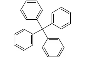 Tetraphenylmethane structure, CAS 630-76-2