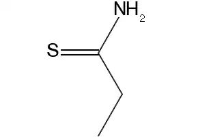 Thiopropionamide structure, CAS 631-58-3