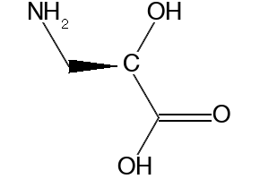 (R)-Isoserine structure, CAS 632-11-1