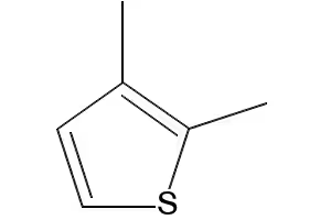 2,3-Dimethylthiophene structure, CAS 632-16-6