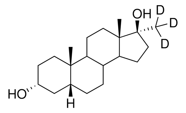 17b-Methyl-5a-androstane-3a,17b-diol structure, CAS 641-82-7