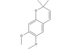 Precocene II structure, CAS 644-06-4