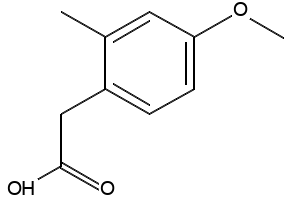 2-Methylphenylacetic acid structure, CAS 644-36-0