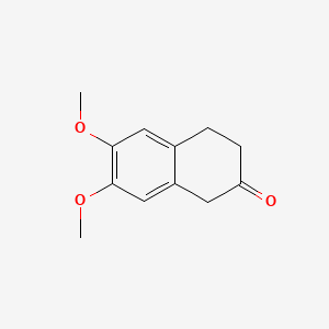 6,7-Dimethoxy-2-tetralone structure, CAS 2472-13-1