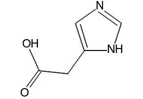 Imidazole-4-acetic acid structure, CAS 645-65-8
