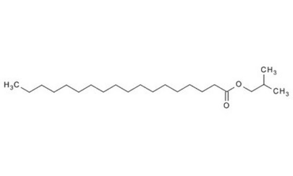 Isobutyl stearate structure, CAS 646-13-9