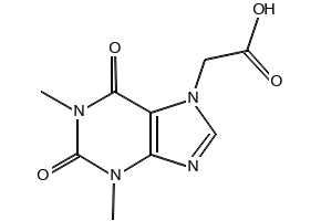 Theophylline-7-acetic acid structure, CAS 652-37-9