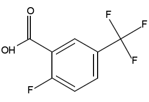 5-Fluoro-2-(trifluoromethyl)benzoic acid structure, CAS 654-99-9